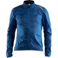 Craft Kurtka Rowerowa Męska Lithe, Niebieski L. Niebieskie kurtki sportowe męskie Craft, m, bez wzorów, bez kaptura, rowerowe. W wyprzedaży za 330,75 zł.
