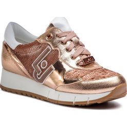 Sneakersy LIU JO - Gigi 02 B19019 EX006 Rose Gold A7771. Żółte półbuty damskie Liu Jo, ze skóry ekologicznej. Za 649,00 zł.