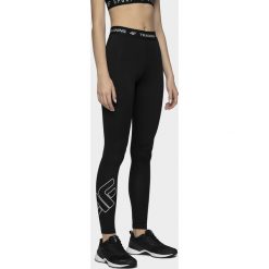 Legginsy treningowe damskie. Legginsy damskie xxl, bez wzorów, z włókna. W wyprzedaży za 99,99 zł.
