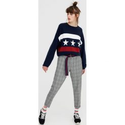 Bluzy damskie: Bluza z flagą i gwiazdami