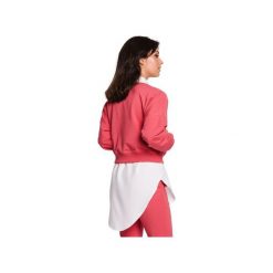 B125 Krótka bluza. Pomarańczowe bluzy damskie BE, xxl, bez wzorów, z bawełny, z krótkim rękawem, długie, bez kaptura. Za 139,00 zł.