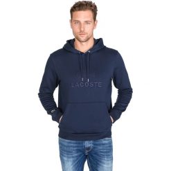 Lacoste Bluza Niebieski. Niebieskie bluzy męskie Lacoste, xl, z haftami, z bawełny, bez kołnierzyka, bez rękawów, bez kaptura. Za 579,95 zł.
