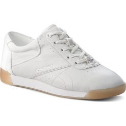Sneakersy MICHAEL MICHAEL KORS - Addie Lace Up 43T8AEFS2L Optic White. Białe półbuty damskie MICHAEL Michael Kors, ze skóry. W wyprzedaży za 459,00 zł.