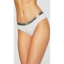 Reebok - Figi (3-pack). Różowe majtki damskie Reebok, s, bez wzorów, z elastanu. Za 99,90 zł.