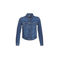 Kurtki jeansowe Lee RIDER JACKET. Czarne kurtki damskie Lee, s, bez wzorów, z jeansu, bez kaptura. Za 307,30 zł.