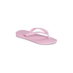 Japonki Havaianas TOP. Różowe klapki damskie Havaianas, bez wzorów, bez kołnierzyka. W wyprzedaży za 63,20 zł.