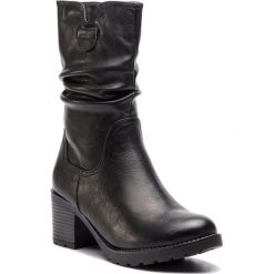 Kozaki CLARA BARSON WS2265-01. Czarne kozaki damskie Clara Barson, ze skóry ekologicznej, bez obcasa, bez zapięcia. Za 129,99 zł.