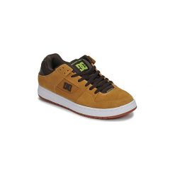 Buty DC Shoes MANTECA SE. Pomarańczowe trampki męskie DC Shoes, bez wzorów, bez zapięcia. Za 489,00 zł.