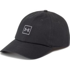 Czapka z daszkiem UNDER ARMOUR - Washed Cotton Cap 1327158-001 Czarny. Czarne czapki męskie Under Armour, bez wzorów, z bawełny. W wyprzedaży za 79,00 zł.