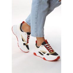Biało-Granatowe Sneakersy Norman. Niebieskie sneakersy damskie Born2be. W wyprzedaży za 49,99 zł.