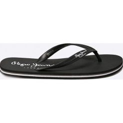 Pepe Jeans - Japonki. Czarne kapcie męskie marki Pepe Jeans, z jeansu. Za 89,90 zł.
