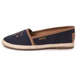 Baleriny damskie lakierowane: Tom Tailor Baleriny Damskie 40 Ciemnoniebieski