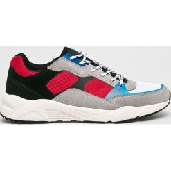 Bullboxer - Buty. Szare buty sportowe męskie marki Bullboxer, ze skóry, bez zapięcia. Za 259,90 zł.