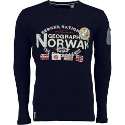 T-shirty męskie: Koszulka „Jarbone” w kolorze granatowym