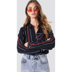 Rut&Circle Koszula w paski Evelyn - Blue. Niebieskie paski damskie marki Rut&Circle, w paski, z poliesteru. Za 141,95 zł.