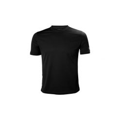 T-shirty z krótkim rękawem Helly Hansen Tech T-shirt 48363-980. Czarne t-shirty męskie Helly Hansen, xl, bez wzorów, bez kołnierzyka, krótkie. Za 69,99 zł.