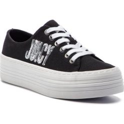 Tenisówki Juicy by Juicy Couture Zuleika JJ195. Czarne półbuty damskie Juicy by Juicy Couture, bez wzorów, bez obcasa, bez zapięcia. W wyprzedaży za 339,00 zł.