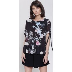 Bluzki damskie: Czarna Bluzka Bluzka Little Bit