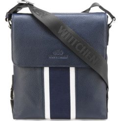 Torba 85-4U-101-7. Niebieskie listonoszki męskie Wittchen, w paski, sportowe. Za 299,00 zł.