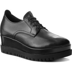 Oxfordy TAMARIS - 1-23731-21 Black 001. Czarne półbuty damskie marki Tamaris, bez obcasa, na koturnie, bez zapięcia. W wyprzedaży za 249,00 zł.