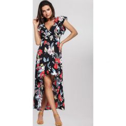 Czarna Sukienka Kissed. Czarne sukienki damskie other, na lato, s, bez wzorów, z tkaniny, bez kołnierzyka, bez rękawów, midi. Za 114,99 zł.