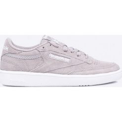 Reebok Classic - Buty Club C 85 Trim Nbk. Szare buty sportowe damskie marki Reebok Classic, ze skóry, reebok classic. W wyprzedaży za 229,90 zł.