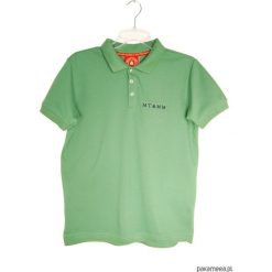 Koszulka Polo ZIELONA. Zielone koszulki polo męskie marki Pakamera, m, z haftami, z bawełny. Za 95,00 zł.