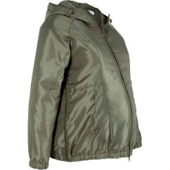 Kurtka ciążowa bonprix oliwkowy. Zielone kurtki ciążowe bonprix, z kapturem. Za 59,99 zł.