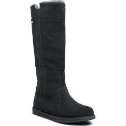 Buty EMU AUSTRALIA - Moonta W11799 Dark Grey. Szare kozaki damskie EMU Australia, ze skóry, bez obcasa, bez zapięcia. Za 989,00 zł.