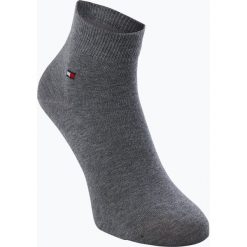 Tommy Hilfiger - Skarpety męskie pakowane po 2 szt., szary. Czarne skarpetki męskie marki TOMMY HILFIGER, z bawełny. Za 49,95 zł.