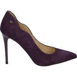 Czółenka - 4704C CAM MEL. Czarne buty ślubne damskie Venezia, ze skóry. Za 299,00 zł.