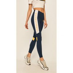 LaBellaMafia - Legginsy. Niebieskie spodnie damskie LABELLAMAFIA, s, bez wzorów, z elastanu. Za 259,90 zł.