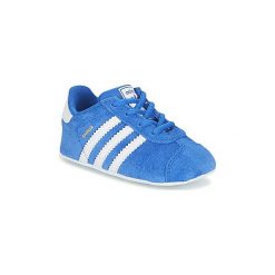Buty Dziecko adidas GAZELLE CRIB. Niebieskie trampki dziewczęce Adidas, bez wzorów, bez zapięcia. Za 127,20 zł.