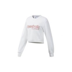 Bluzy Reebok Classic Bluza Fleece Sweatshirt. Białe bluzy damskie Reebok Classic, s, bez wzorów, bez rękawów, bez kaptura. Za 229,00 zł.