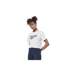T-shirty z krótkim rękawem Reebok Classic Koszulka Classics Vector Crop Top. Białe koszulki damskie Reebok Classic, xl, bez wzorów, bez kołnierzyka, z krótkim rękawem. Za 89,95 zł.