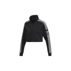 Swetry adidas Track Jacket. Czarne swetry damskie Adidas, bez wzorów, bez rękawów, bez kaptura. Za 164,50 zł.