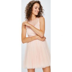 Answear - Sukienka. Szare sukienki balowe ANSWEAR, l, z poliesteru, mini, rozkloszowane. W wyprzedaży za 139,90 zł.