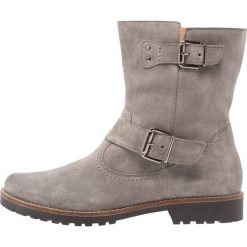Buty zimowe damskie: Pier One Botki kowbojki i motocyklowe grey
