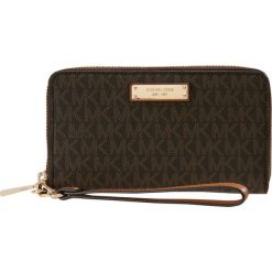 Portfele damskie: MICHAEL Michael Kors JET SET ITEM FLAT CASE Portfel brown