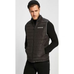 Calvin Klein Jeans - Bezrękawnik. Czarne płaszcze męskie Calvin Klein Jeans, s, bez wzorów, z poliesteru, bez kaptura. W wyprzedaży za 479,90 zł.