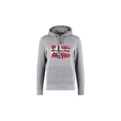 Bluzy Napapijri Burgee Hood. Szare bluzy męskie Napapijri, s, bez wzorów, bez kołnierzyka, bez rękawów, bez kaptura. Za 226,99 zł.