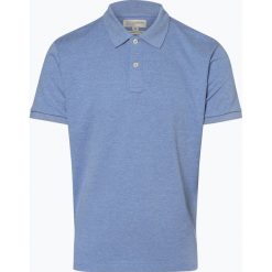 Nils Sundström - Męska koszulka polo, niebieski. Niebieskie koszulki męskie Nils Sundström, m, bez wzorów, z dżerseju, polo, bez rękawów. Za 129,95 zł.