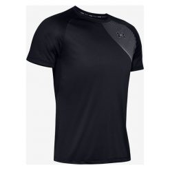 Under Armour Qualifier Iso-Chill Run Koszulka Czarny. Czarne podkoszulki męskie Under Armour, s, bez wzorów, z elastanu, bez kołnierzyka, z krótkim rękawem, krótkie. Za 206,95 zł.