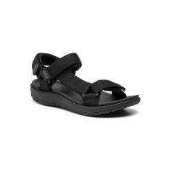 SPRANDI WP40-MB655. Czarne sandały damskie Sprandi, bez wzorów, z materiału, bez obcasa, bez zapięcia. Za 59,99 zł.