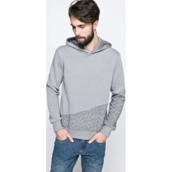 Jack & Jones - Bluza. Szare bluzy męskie Jack & Jones, s, z nadrukiem, z bawełny, z kapturem, bez rękawów, z kapturem. W wyprzedaży za 89,90 zł.