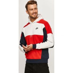 Nike Sportswear - Bluza bawełniana. Białe bluzy męskie Nike Sportswear, s, bez wzorów, z bawełny, z kapturem, bez rękawów, z kapturem. Za 249,90 zł.