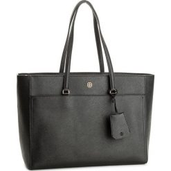 Torebki klasyczne damskie: Torebka TORY BURCH – Robinson Tote 46334 Black/Royal Navy