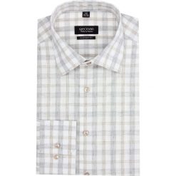 Koszula versone 2742 długi rękaw custom fit beż. Koszule męskie Recman, m, bez wzorów, bez kołnierzyka, z długim rękawem. Za 149,00 zł.