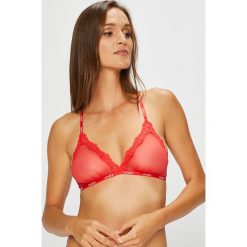 Undiz - Biustonosz Klawiz Triangle. Pomarańczowe biustonosze bardotka Undiz, z haftami, z elastanu. W wyprzedaży za 39,90 zł.