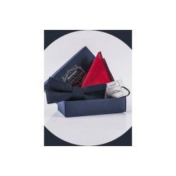 Muszka i poszetka lniana #1. Szare muszki męskie marki B.muszyński, w paski, ze lnu, eleganckie. Za 120,00 zł.